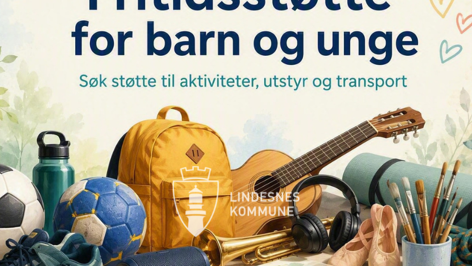 Lenke til artikkel: Fritidsstøtte for barn og unge i Lindesnes kommune