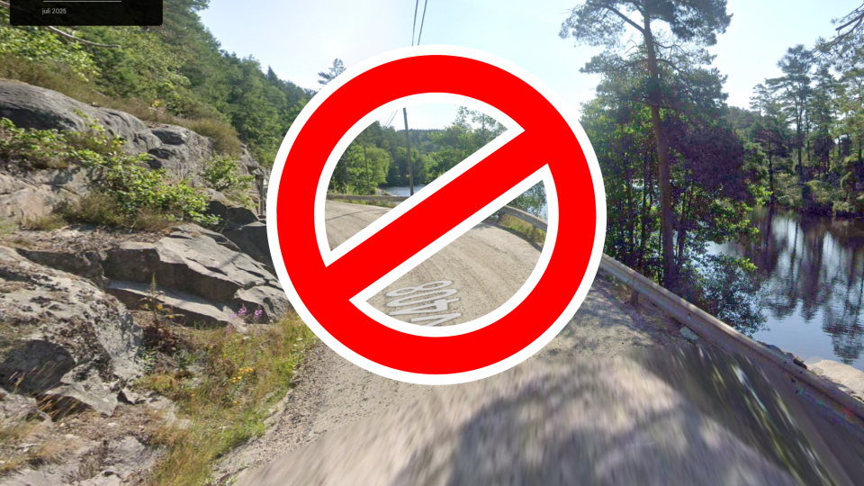 Lenke til artikkel: Fylkesvei 3998 er stengt ved Slåttelona i uke 35